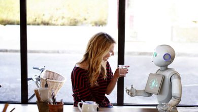 talking with a robot