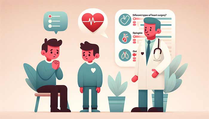 انواع عمل قلب