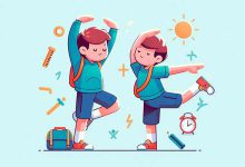 ورزش صبحگاهی در مدرسه