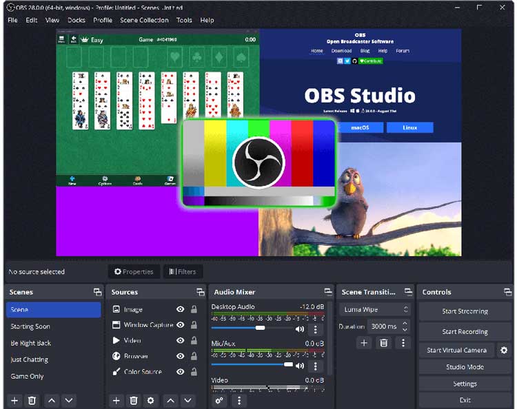 گام هشتم: استفاده در نرم‌افزارهای تخصصی و استریم (OBS Studio)